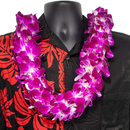 Double Orchid Lei - Double Lei - Leilanis Leis