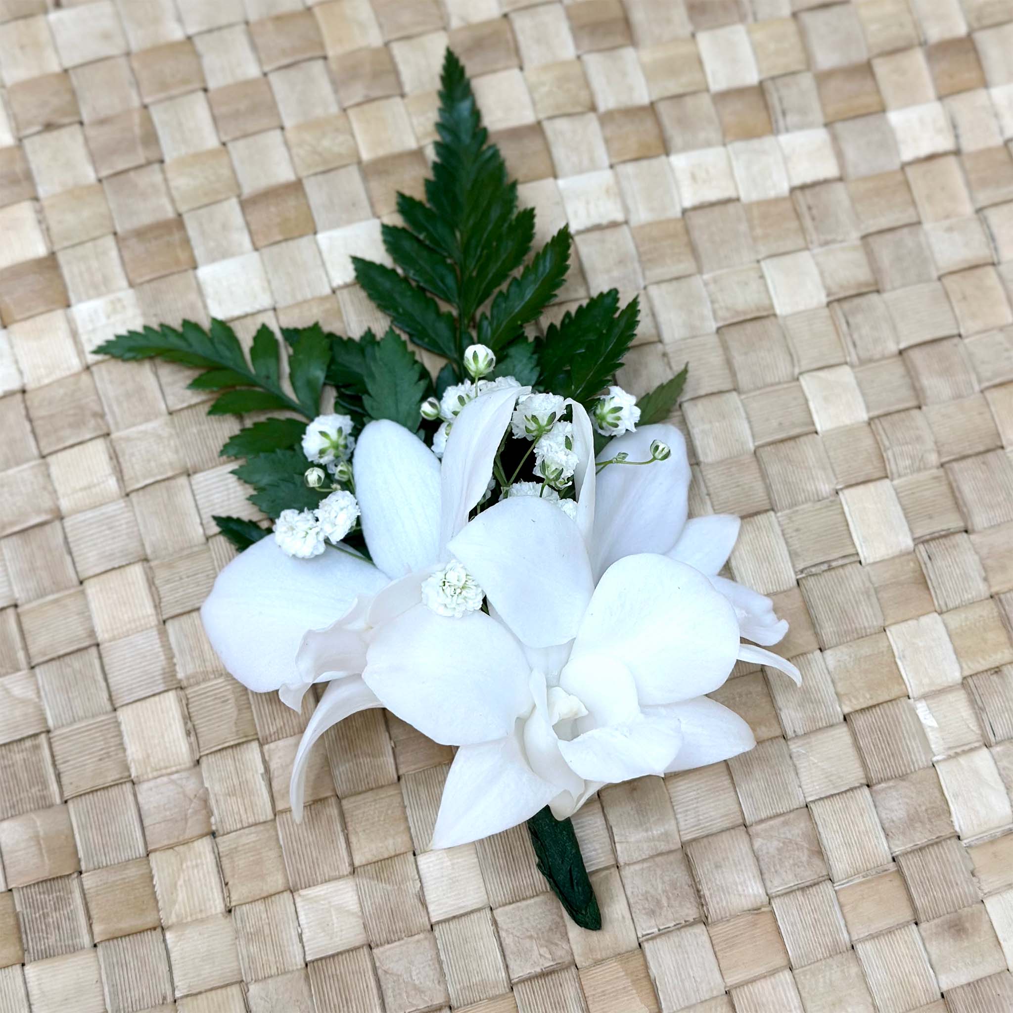 anthurium boutonniere Hawaiian Orchid Boutonniere