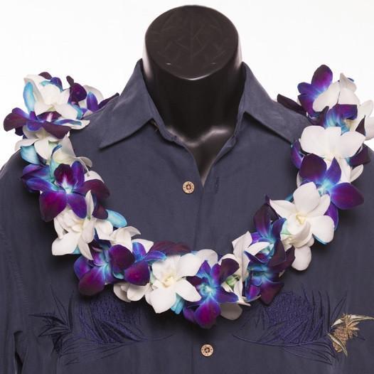 Double Orchid / Scattered Orchid - Double Lei - Leilanis Leis