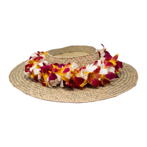 Graduation Cap Lei Po'o - Orchid Only - Haku - Leilanis Leis