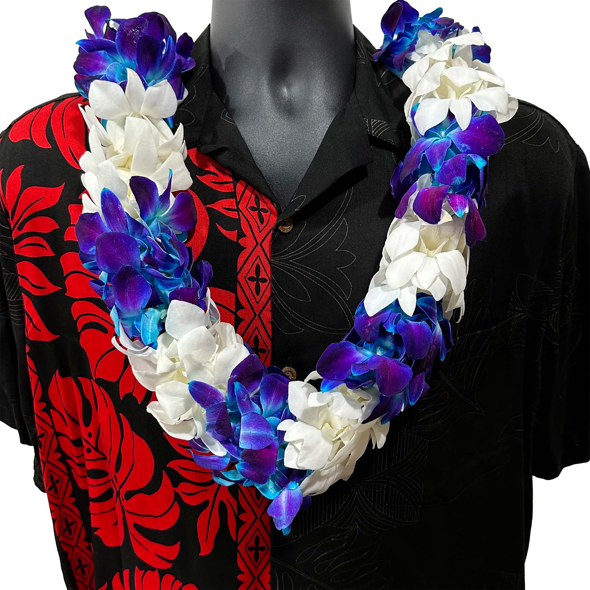Mixed Color Double Orchid Lei 3-Pack - Package Deal - Leilanis Leis