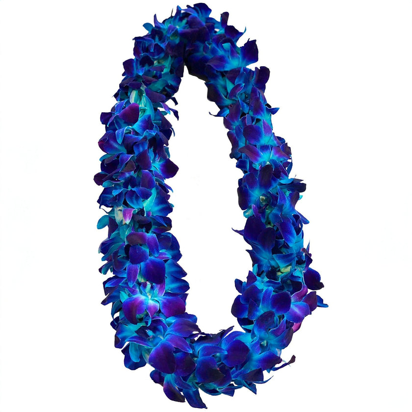Pre-Made Double Orchid Lei - 1 Color - Pre-Made - Leilanis Leis