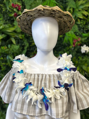 Single Orchid Trace Orchid Lei - Single Lei - Leilanis Leis