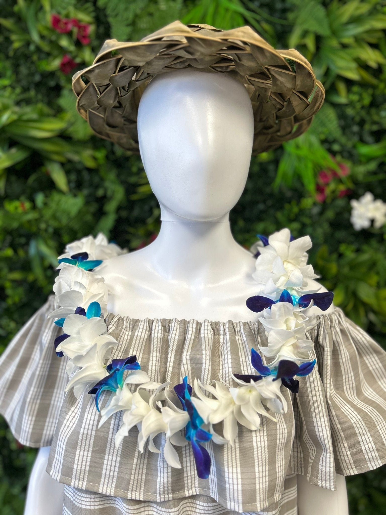 Single Orchid Trace Orchid Lei - Single Lei - Leilanis Leis