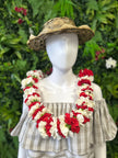 Standard Carnation, 2 color - Double Lei - Leilanis Leis