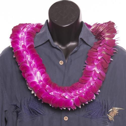 Ali'i Flat Orchid Lei - Hawaii Exotic - Leilanis Leis