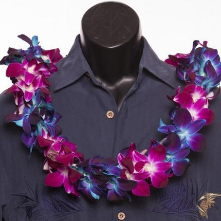 Double Orchid / Clustered Orchid - Double Lei - Leilanis Leis