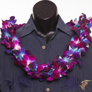 Double Orchid / Scattered Orchid - Double Lei - Leilanis Leis