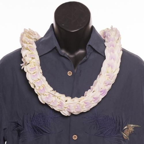 Pikky White Orchid Lei - Hawaii Exotic - Leilanis Leis